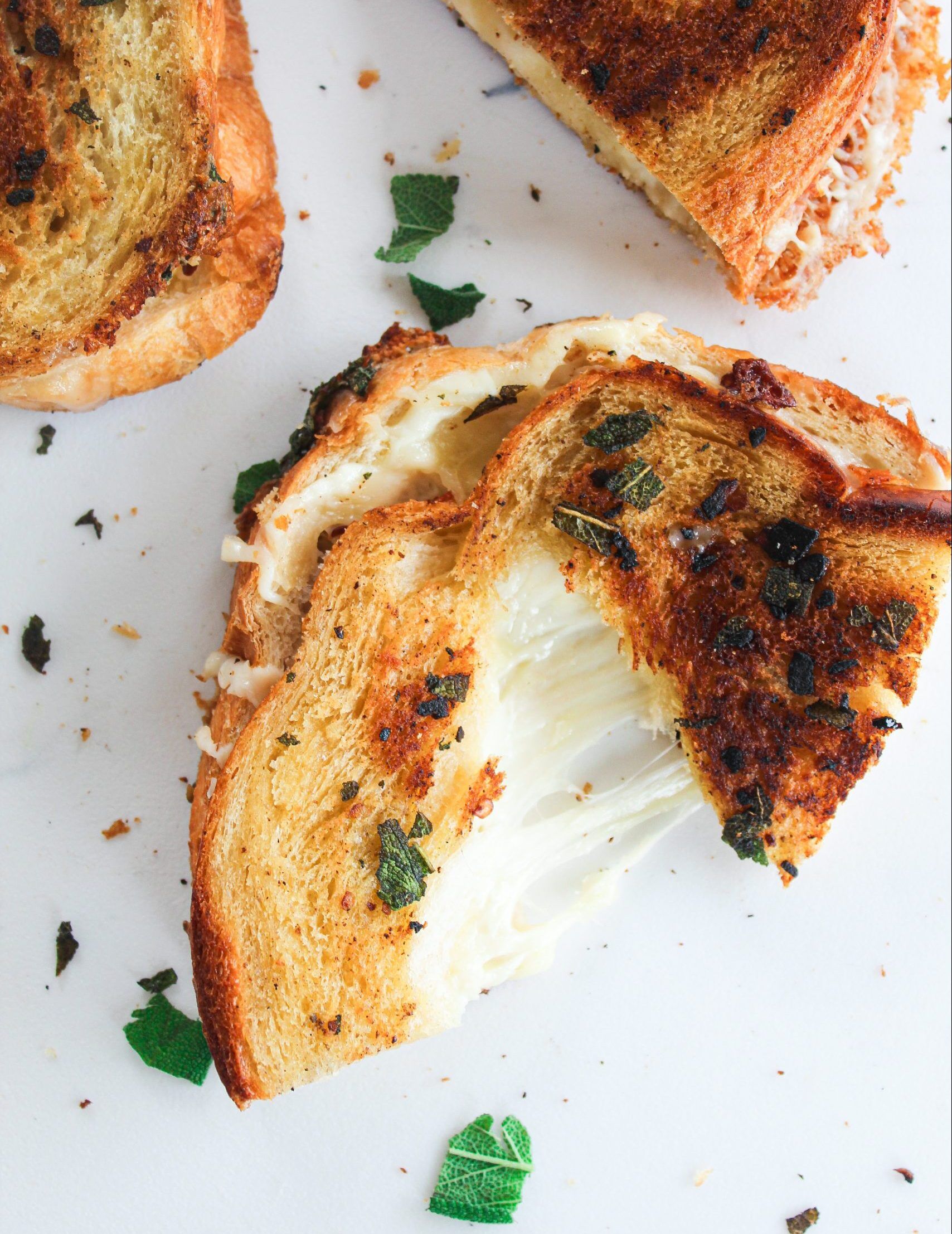 Air Fryer Grilled Cheese - Budget Bytes, image size:1708x2214